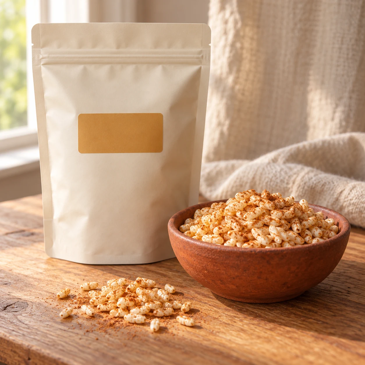 Cinnamon Rice Puffs