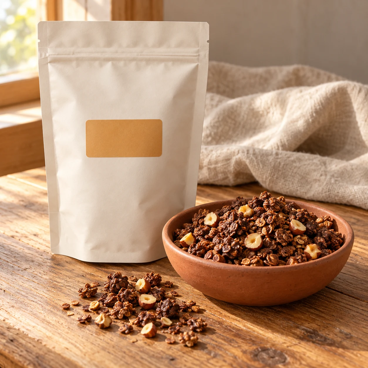 Cocoa Hazelnut Granola